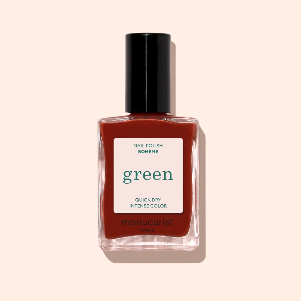Sublimez vos ongles avec le Vernis à Ongles Green Manucurist : formule clean, tenue impeccable, couleurs élégantes et respectueuses de votre bien-être.
